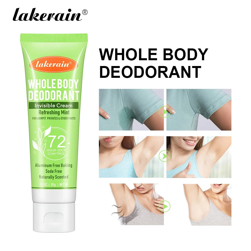 Whole Body Deodorant Deeply Improve Odor Refreshing Non-sticky Mild Formula Multiple Fragrances Creamy Texture Pre-Deodorant Peaceful Pleasures Health and Wellness