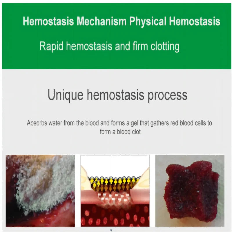 6g Chitosan Powder Applicator with Fast Hemostatic Granule Bandage Medical Care for Tactical Emergency External Use Survival Kit Peaceful Pleasures Health and Wellness