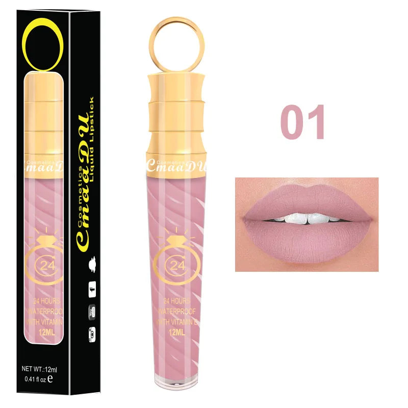 Cmaadu Matte Lip Gloss – Waterproof Long-Lasting Non-Stick