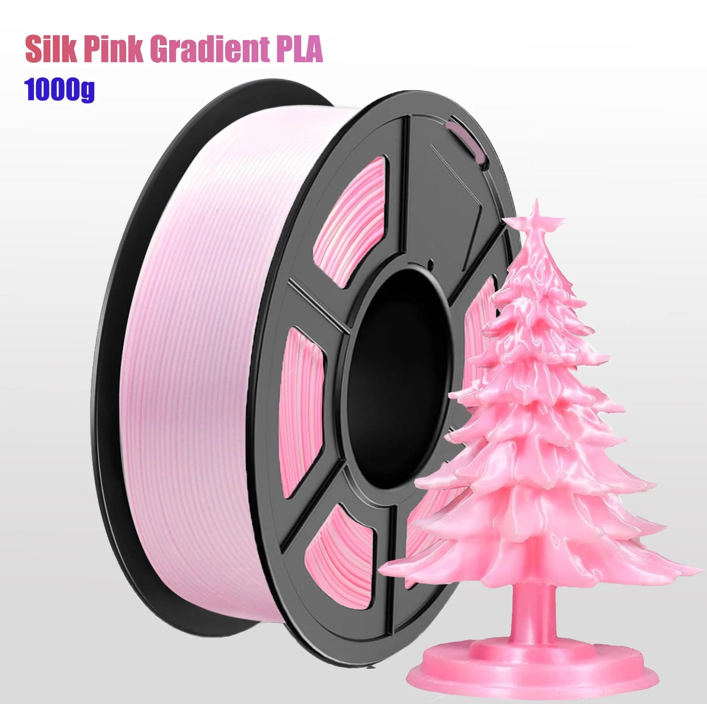 DINGSUN 3D 1.75mm Gradient Silk PLA Filament ±0.02mm | 200g–1kg