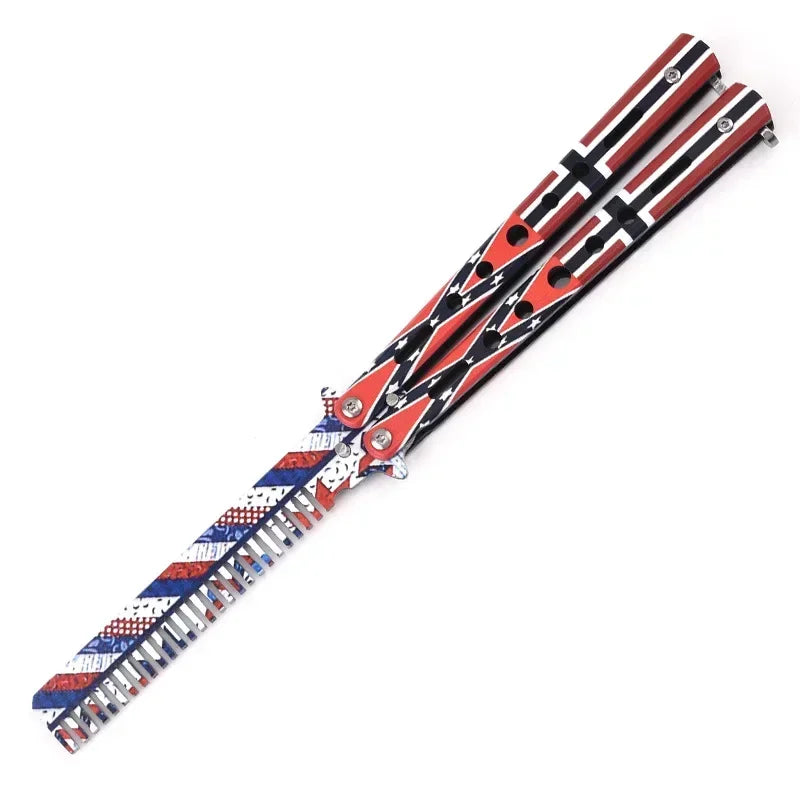 Butterfly Training Comb Stainless Steel Balisong Flipper