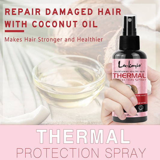 Heat Protectant Spray with Coconut Oil – UV Shield 450°F Heat Protectant Spray Peaceful Pleasures Health and Wellness