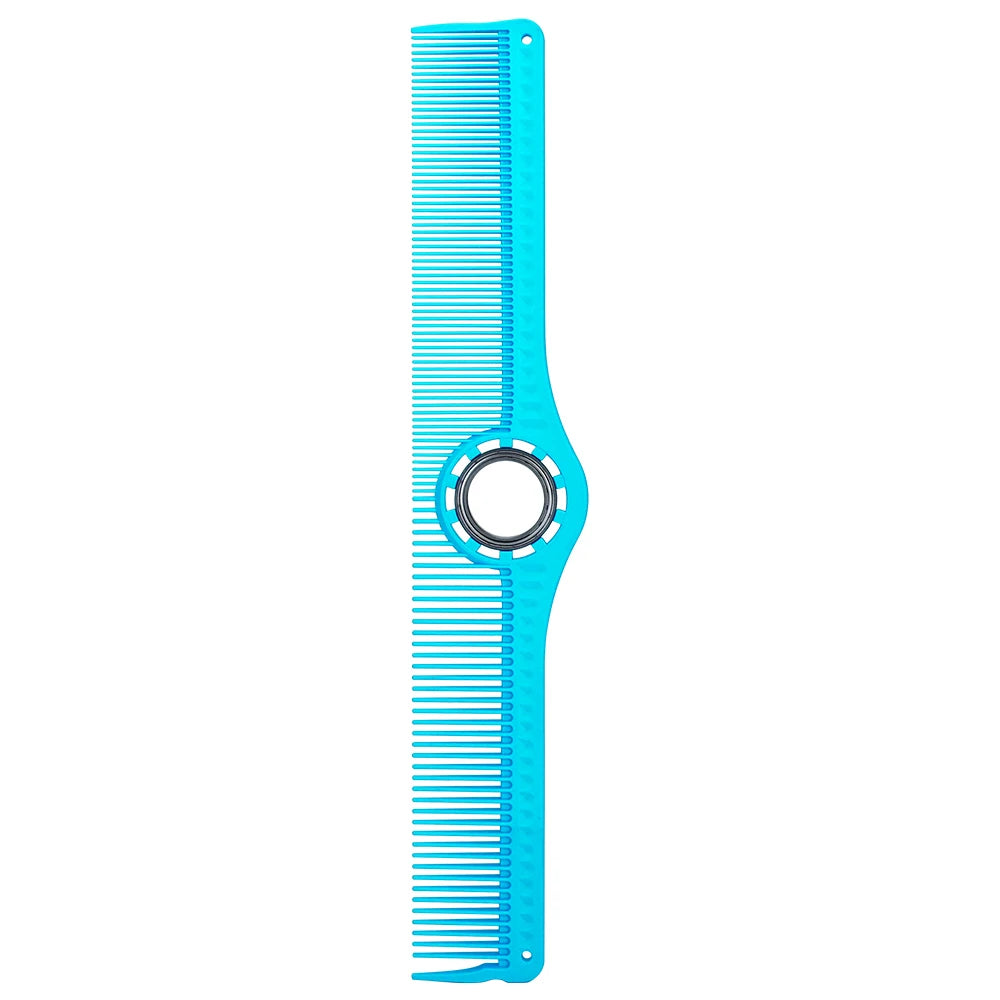 Professional Detangling Hair Comb with Metal Ring | Salon Tool