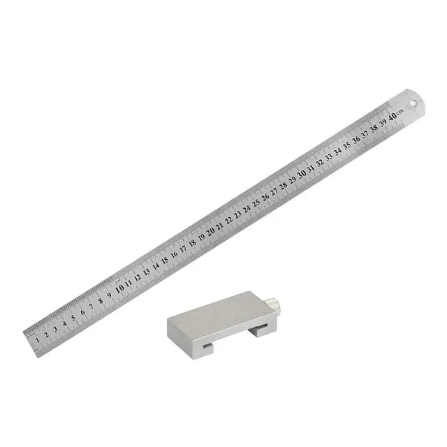 Carpenter's Ruler Stoppers Steel Precision Scribe Marking Gauge