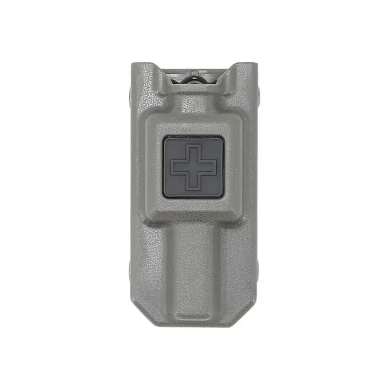 CAT Tourniquet Outdoor emergency blood bag Tactical tourniquet storage box Tourniquet box MOLLE medical kit Peaceful Pleasures Health and Wellness green