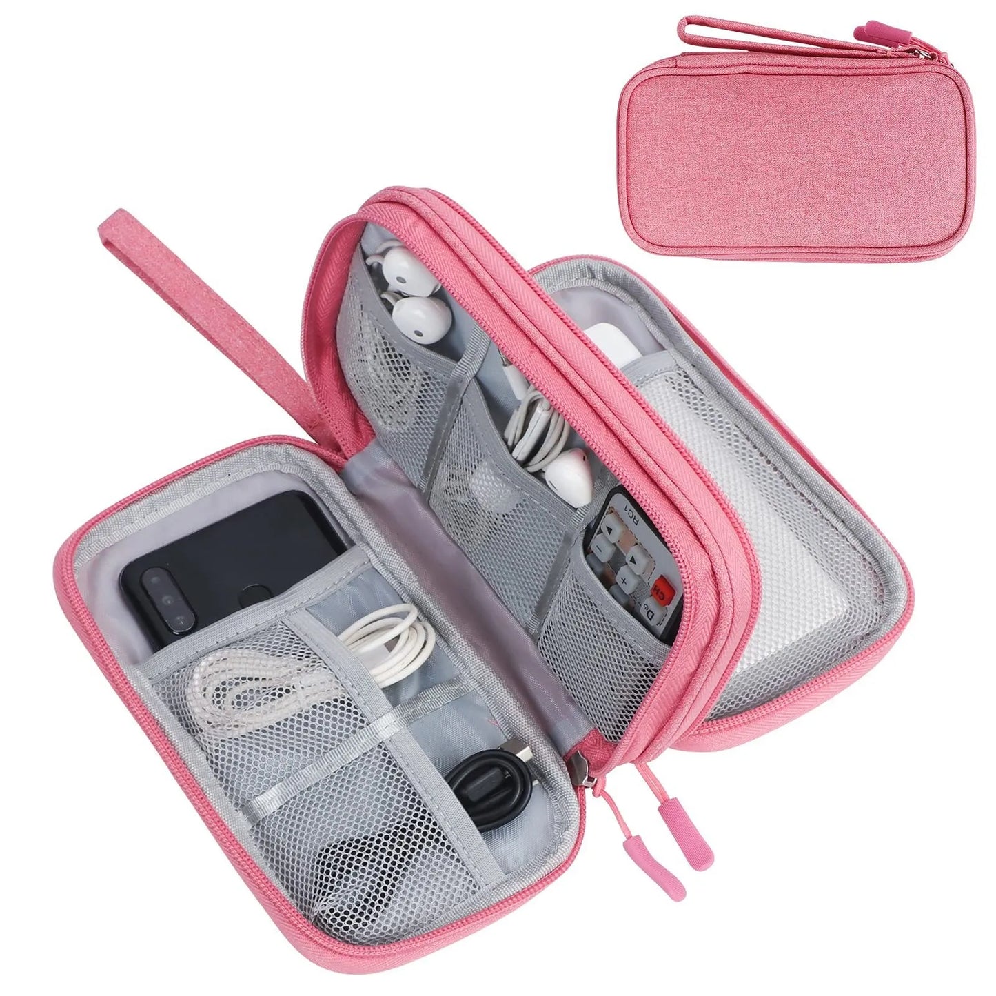 Double-Layer Digital Accessories Storage Bag | Large Capacity