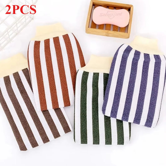 Exfoliating Bath Gloves – SPA Scrubber Mitt for Deep Cleaning Exfoliating Bath Mitt Peaceful Pleasures Health and Wellness