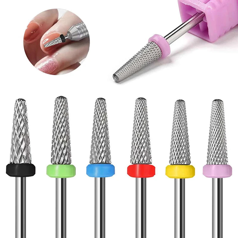 Manicure Tungsten Steel Grinding Head Polishing Removing Manicure Tools Corn Head Dead Skin Grinding Machine Accessories Peaceful Pleasures Health and Wellness
