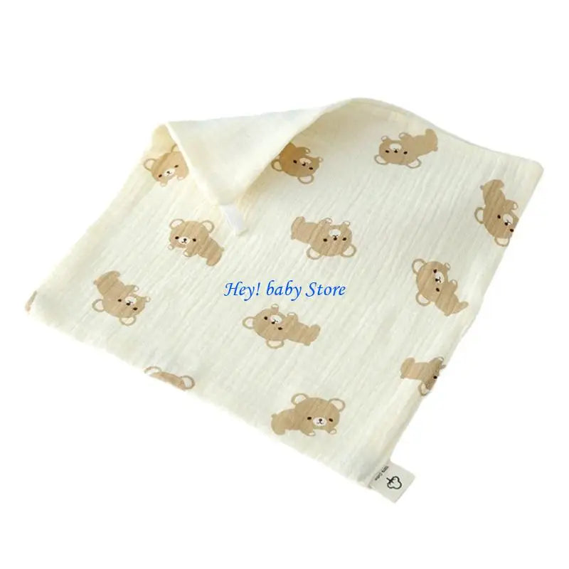4-Layer Baby Square Face Towel | Soft Cotton 27x27cm Infant