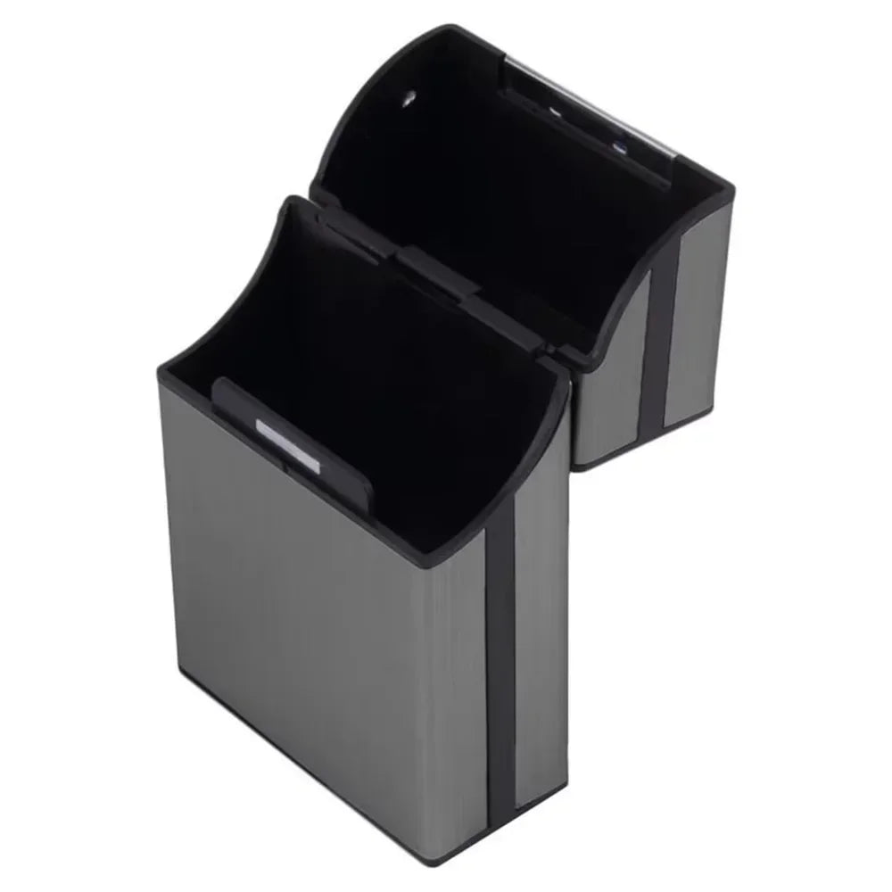 Portable Slim Aluminum Cigarette Case Regular King Size Plastic Cigar Tobacco Holder Box Storage Container Smoking Accessories Peaceful Pleasures Health and Wellness