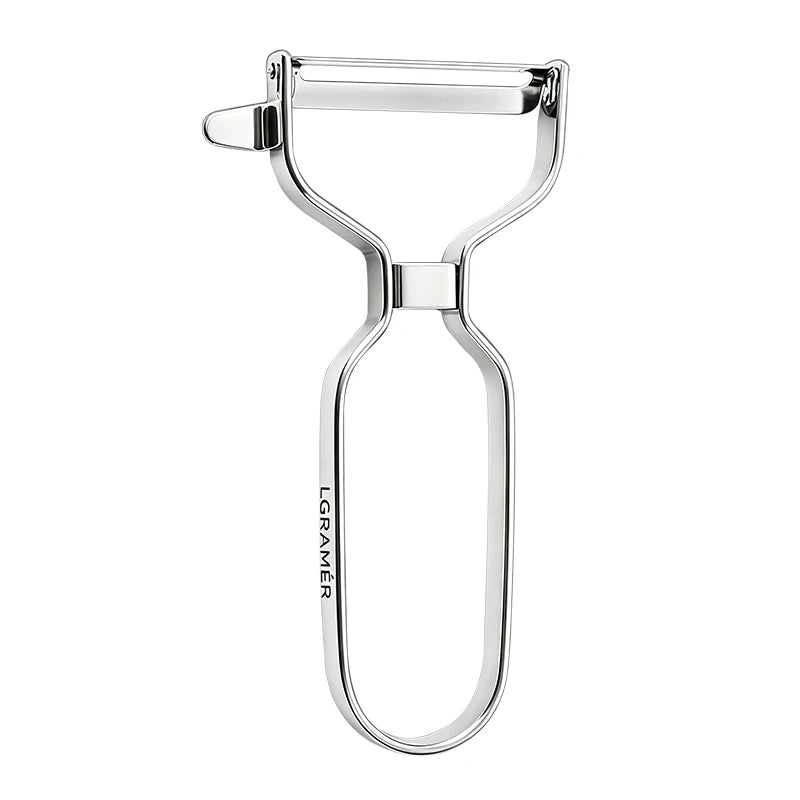 Professional Multi-Functional Y Stainless Steel Peeler, 90° Swivel Blade Vegetable Fruit Peeler for Kitchen, Easy to Clean Tools Peaceful Pleasures Health and Wellness large size-1pcs