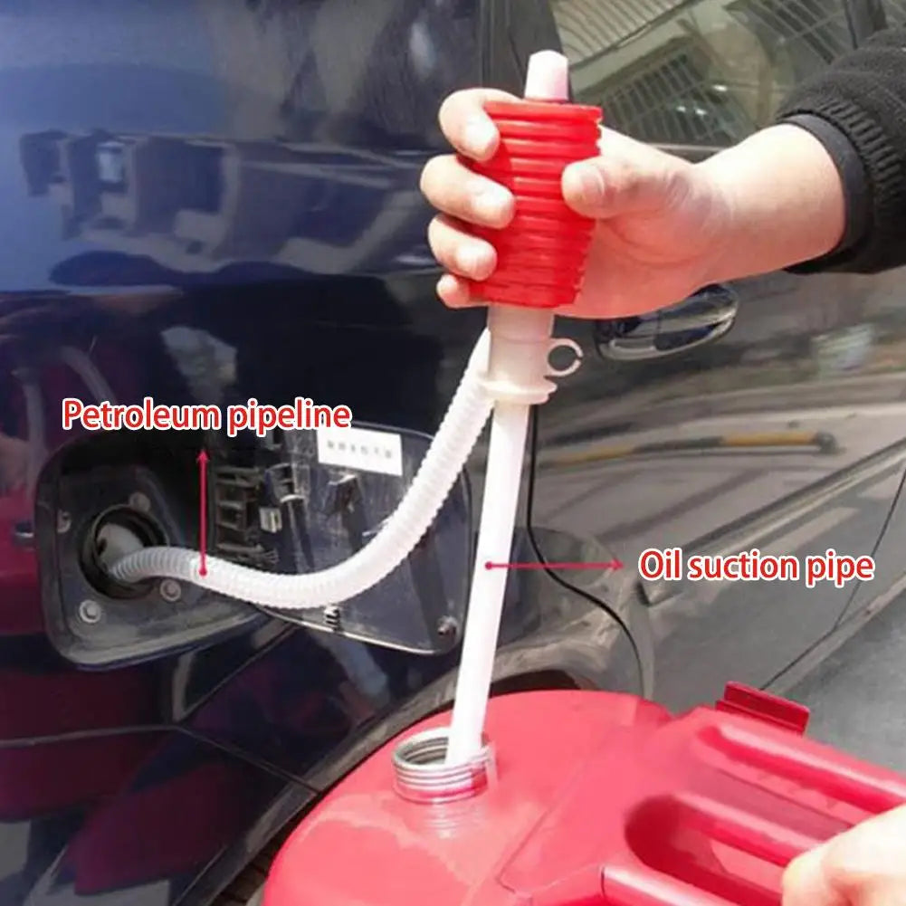 Portable Manual Siphon Hand Pump – Fuel, Oil & Liquid Transfer