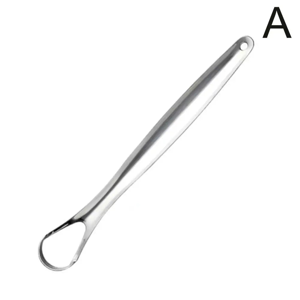 Stainless Steel Tongue Scraper | Fresh Breath Tongue Cleaner