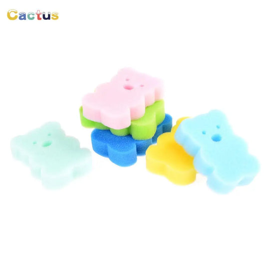 Baby Bath Sponge Brush – Soft Cartoon Body Scrub for Infants Baby Bath Sponge Peaceful Pleasures Health and Wellness