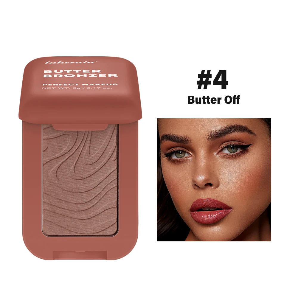 Matte Natural Butter Blush Single Color Cheek Tint Waterproof Face Contouring Cosmetics Blush Powder Face Soft Female Makeup Peaceful Pleasures Health and Wellness 4
