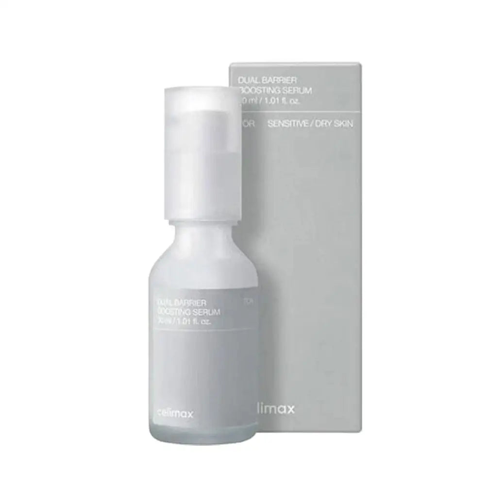 Celimax Dual Barrier Boosting Serum For Dry Sensitive Skin Soothing Deeply Nourishing Moisturizing Original Korean Face Essence Peaceful Pleasures Health and Wellness 30ml
