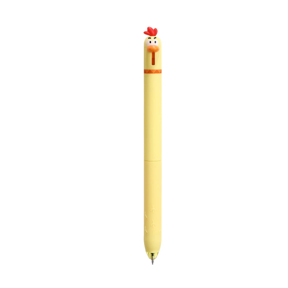 4-Pack Cute Chicken Novelty Gel Pens – 0.5mm Black Ink