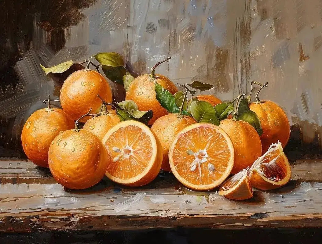 Vintage Kitchen Fruit Vegetable Still Life Canvas Wall Art Print