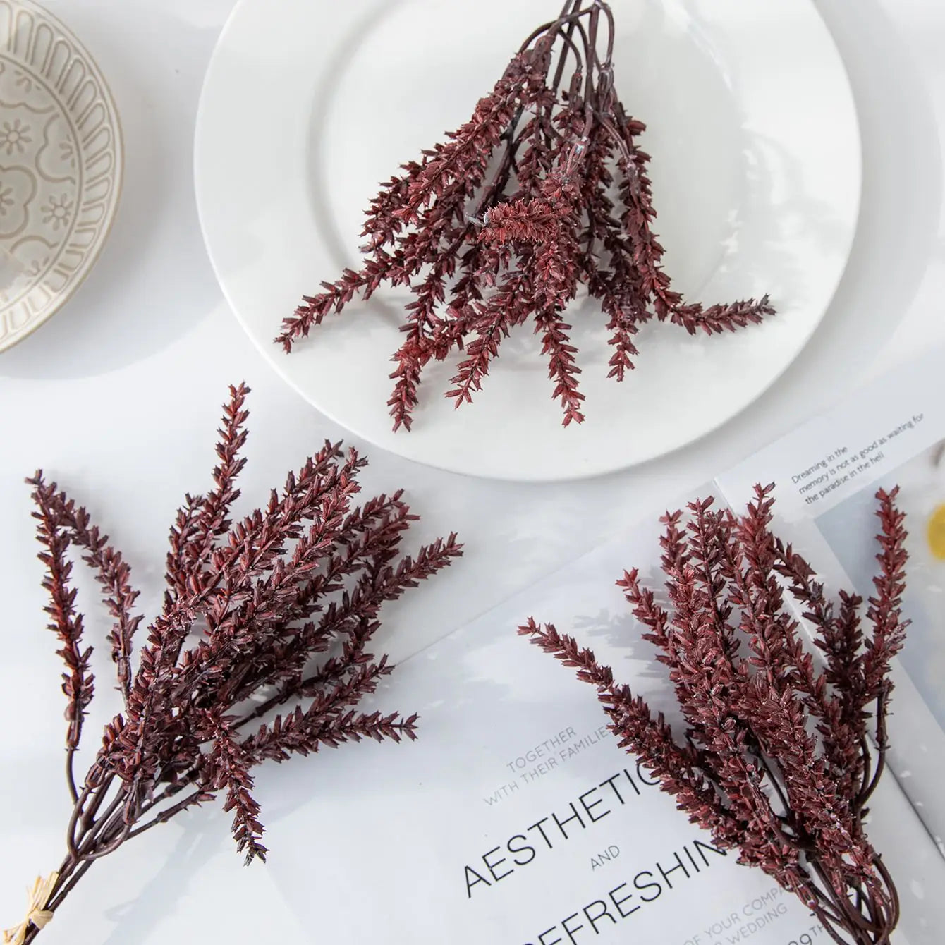 Artificial Wheat Ear Stems | Wedding & Home Garden Decor