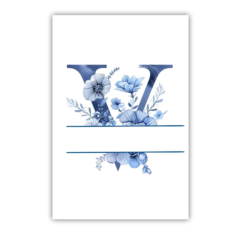 Custom Name Nursery Wall Art, Animal Flower Canvas Painting, Nordic Poster Print for Baby, Toddler Kids Room Decor Peaceful Pleasures Health and Wellness
