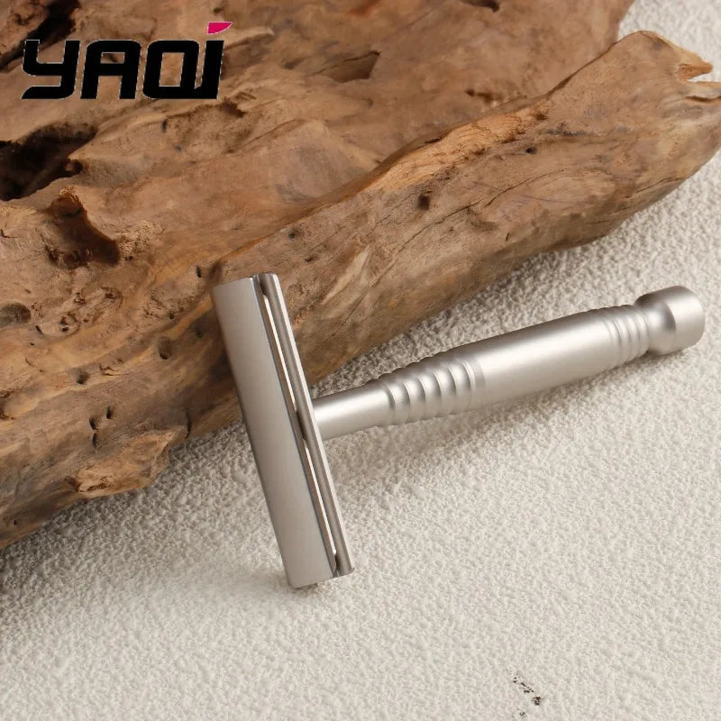 YAQI Remus 316 Stainless Steel Safety Razor – Matte Finish