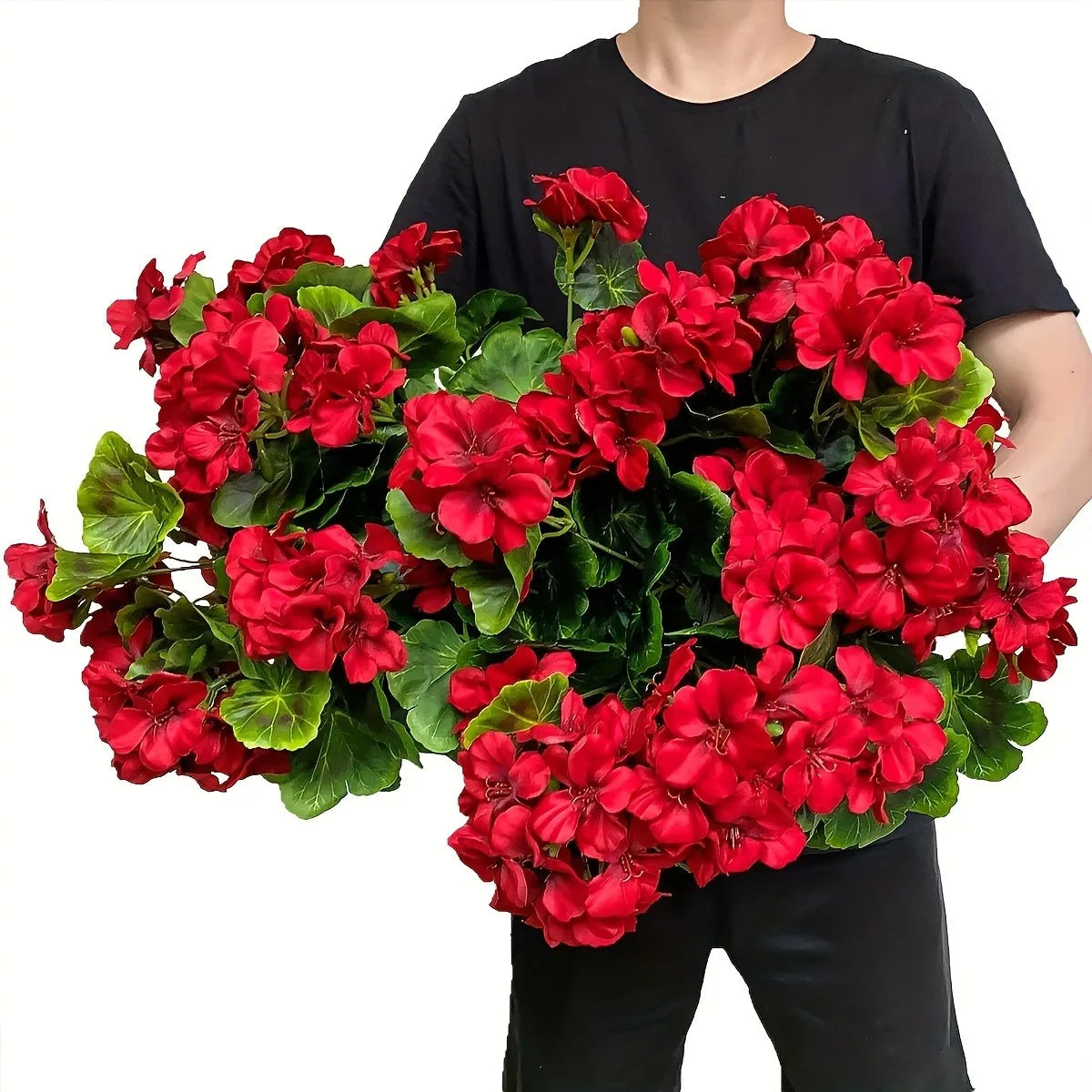 Silk Begonia Artificial Flowers UV-Resistant – Wedding & Garden
