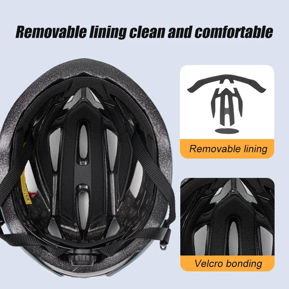 1PCS Bike Helmets for Men - Women Bicycle Helmet Adult - Lightweight Comfort Adjustable Cycling Helmet for Mountain Road Biker Peaceful Pleasures Health and Wellness