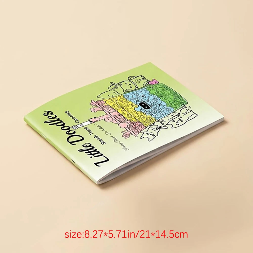 A5 Fishing Line Manuscript Graffiti Drawing Notebook Decompression