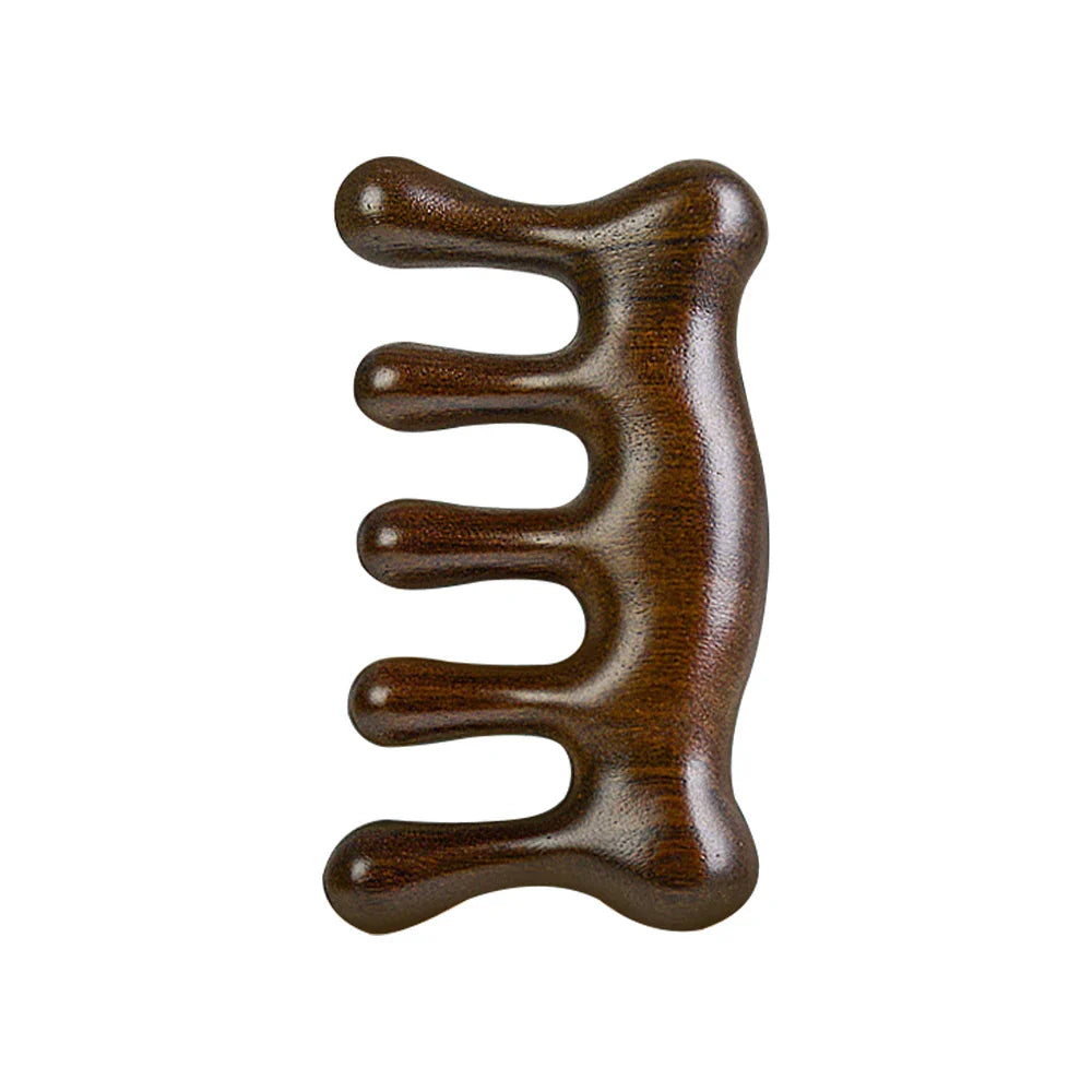 Sandalwood Wide Tooth Comb & Scalp Massager | Hair Care