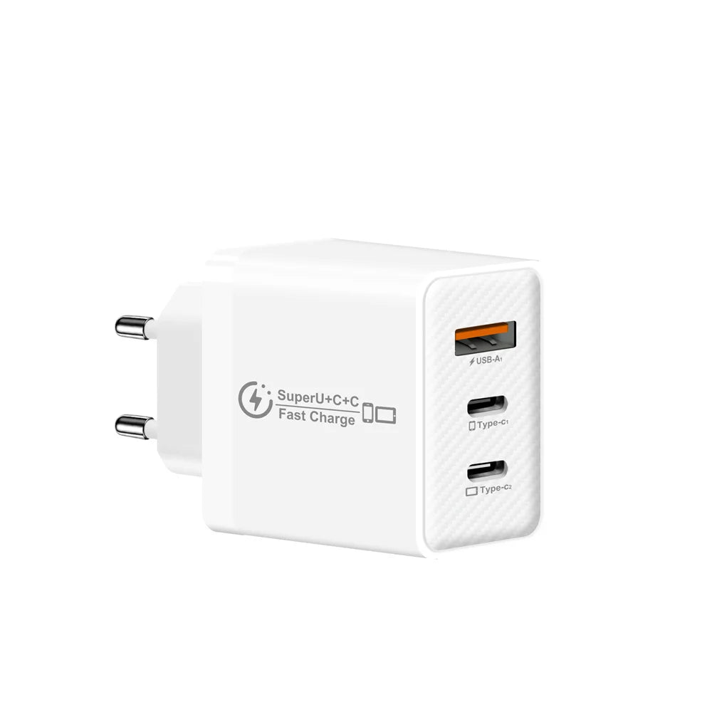 48W USB-C Fast Charger PD 3.0 – iPhone 15, Samsung & More