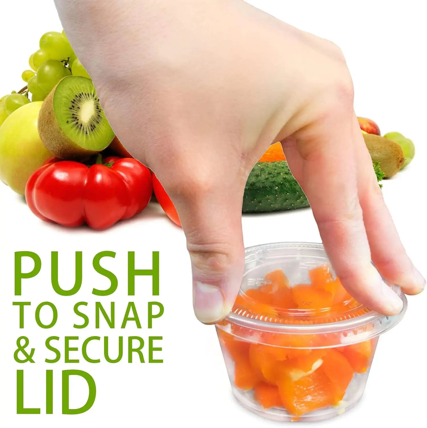 5oz Clear Plastic Cups Bulk Dessert Disposable Cup with Flat Lids with No Hole Party Favors for Jelly Ice Cream Pudding Cotainer Peaceful Pleasures Health and Wellness