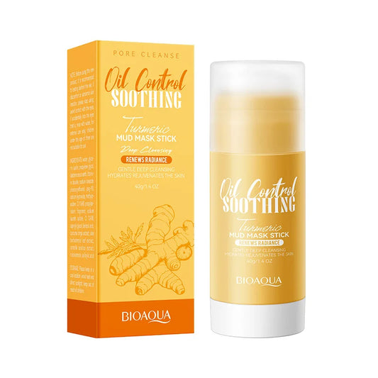 BIOAQUA Rose Turmeric Face Mask Stick – Hydrating & Brightening Solid Face Mask Stick Peaceful Pleasures Health and Wellness Turmeric