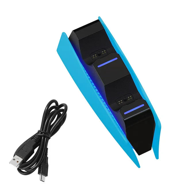 PS5 DualSense Dual Charging Dock – USB-C Contact Charger Stand