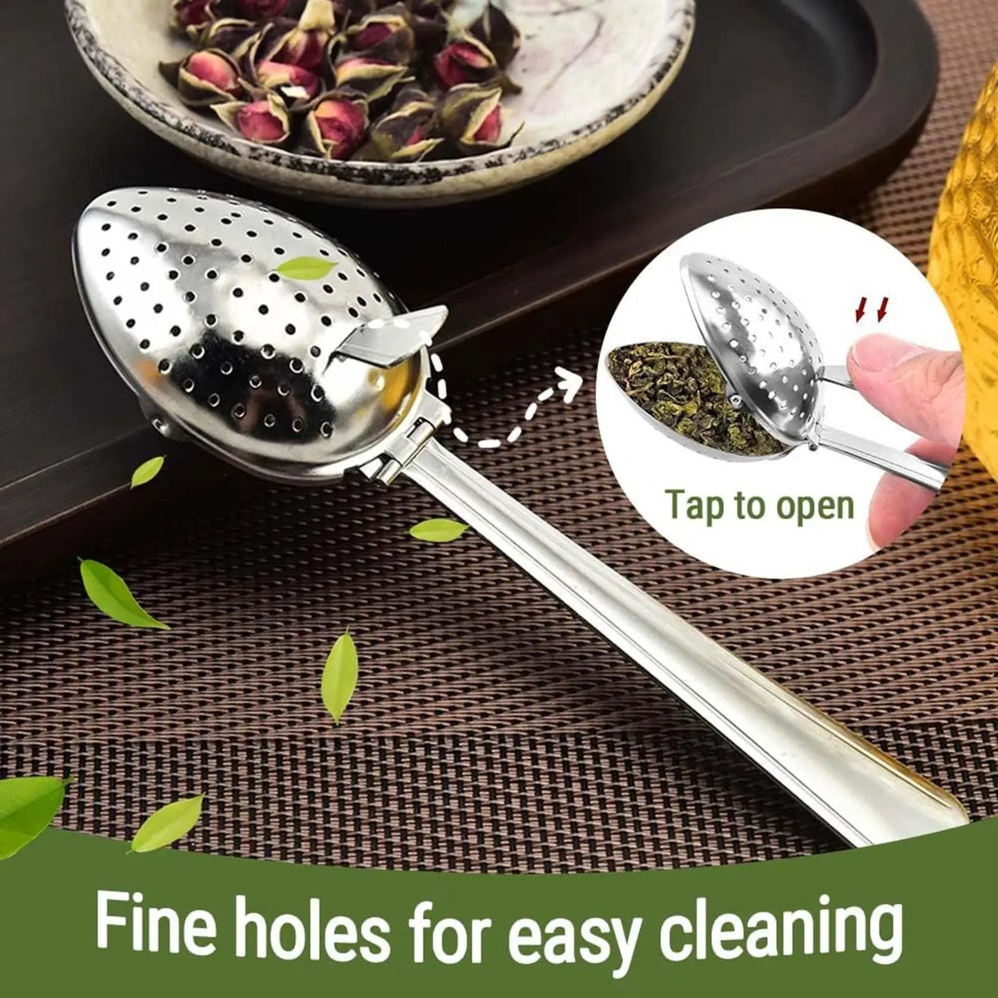 Stainless Steel Tea Infuser Spoon | Loose Leaf Tea Strainer