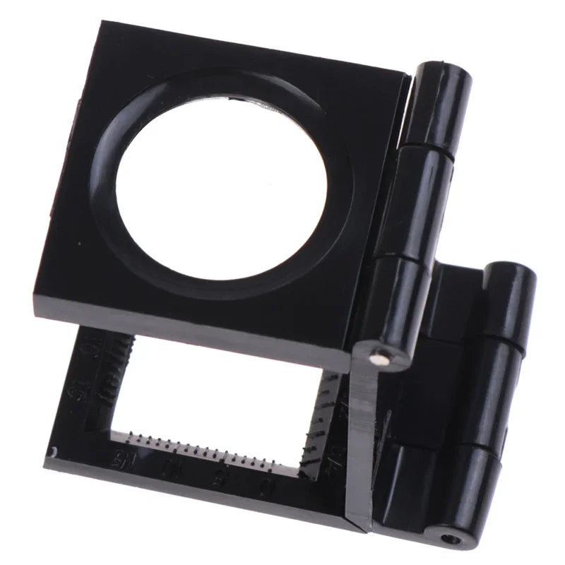 10X Folding Loupe Magnifier 28mm with Scale | Textile & Jewelry Folding Loupe Magnifier Peaceful Pleasures Health and Wellness