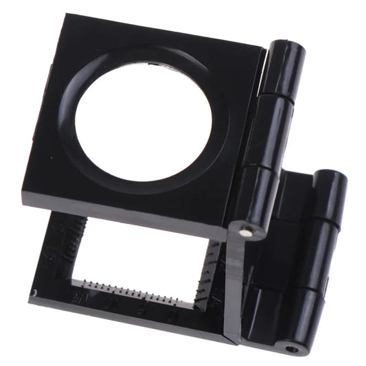 10X Folding Loupe Magnifier 28mm with Scale | Textile & Jewelry Folding Loupe Magnifier Peaceful Pleasures Health and Wellness