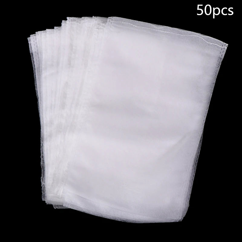 Grape and Fruit Protection Netting Bags, 50pcs, Anti-Bird Garden Tools, Agricultural Pest Control Bag Peaceful Pleasures Health and Wellness 17 x 27cm
