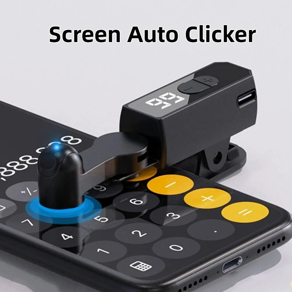 Continuous Screen Auto Clicker Rechargeable Screen Touch Auto Clicker Device Phone Tap Portable Auto Like Tap Device Smart Phone Peaceful Pleasures Health and Wellness