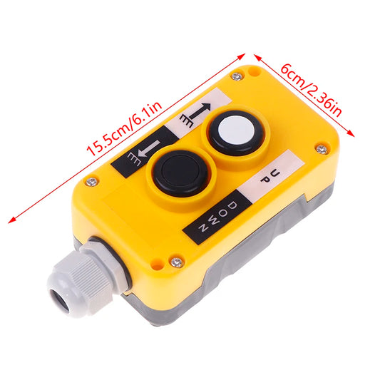XDL10-EPB2 Control Handle TNHA1 Tail Lift Crane Button Switch Tail Lift Control Handle Peaceful Pleasures Health and Wellness Yellow