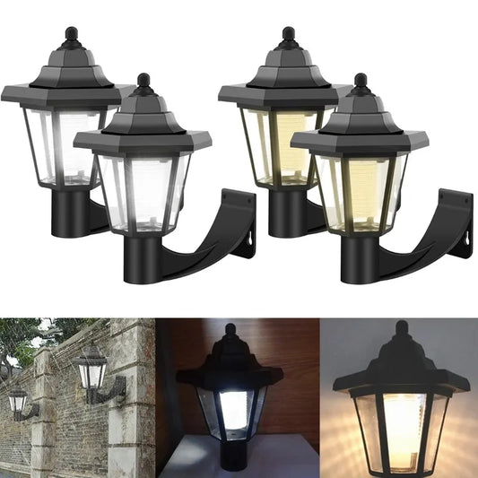 Solar Retro Hexagonal Lantern – Waterproof Garden Wall Light Solar Garden Lantern Peaceful Pleasures Health and Wellness
