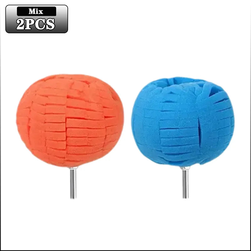 Car Hub Polishing Sponge Wheel Buffer – Conical Detail Tool