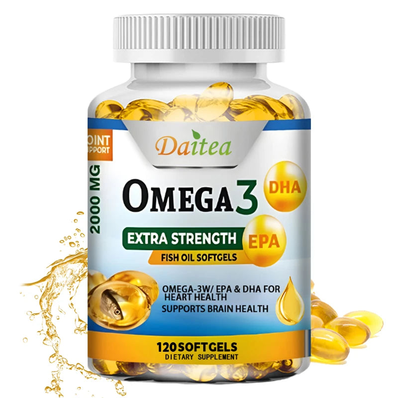 Fish Oil Omega-3 Softgels | Heart, Brain & Joint Health