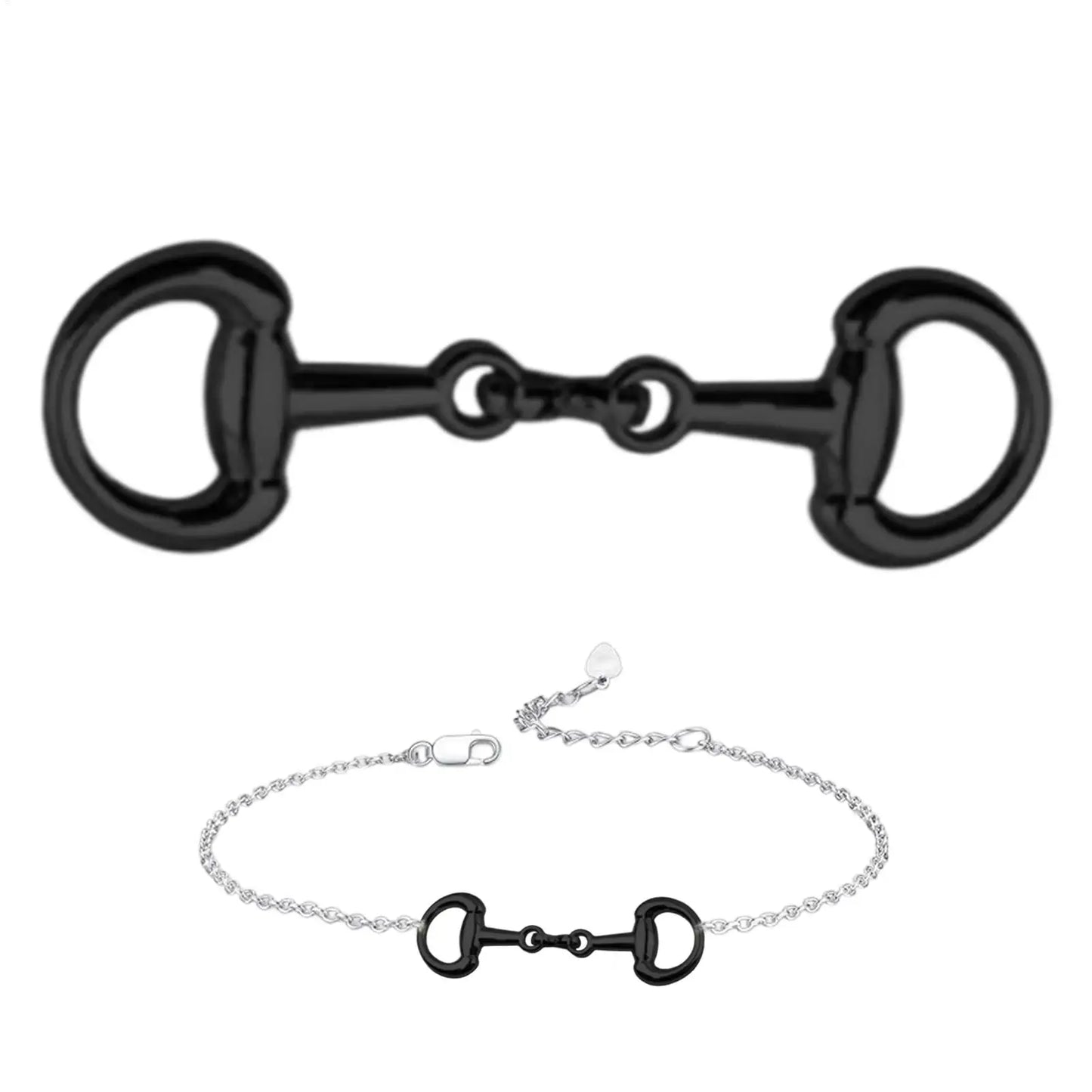 Double D-Ring Snaffle Bit Buckle | Zinc Alloy Clasp 4-Pack