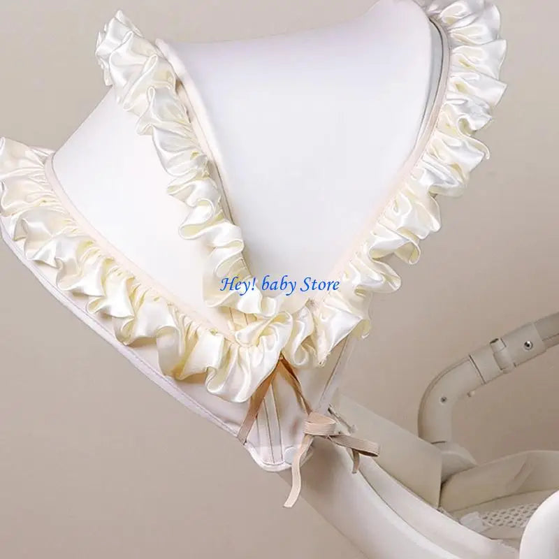 Ruffled Lace Trim for Baby Strollers | Polyester Decorative Accent