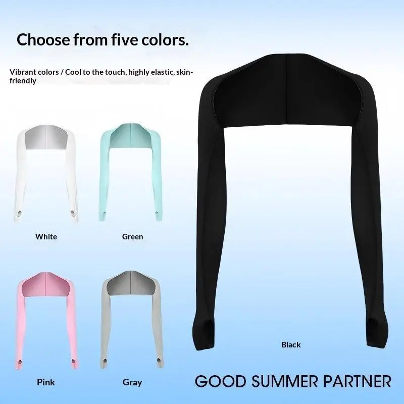 UPF 50+ Ice Silk UV Sun Protection Arm Sleeves for Women