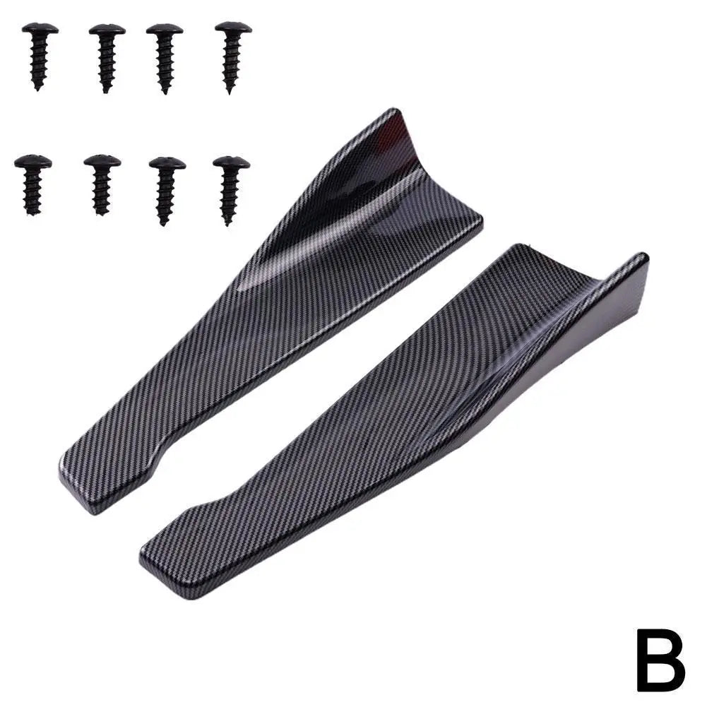 Universal Car Front Rear Bumper Strip Lip Spoiler Diffuser Splitter Scratch Protector 48CM Length For Audi BMW HONDA Peaceful Pleasures Health and Wellness B