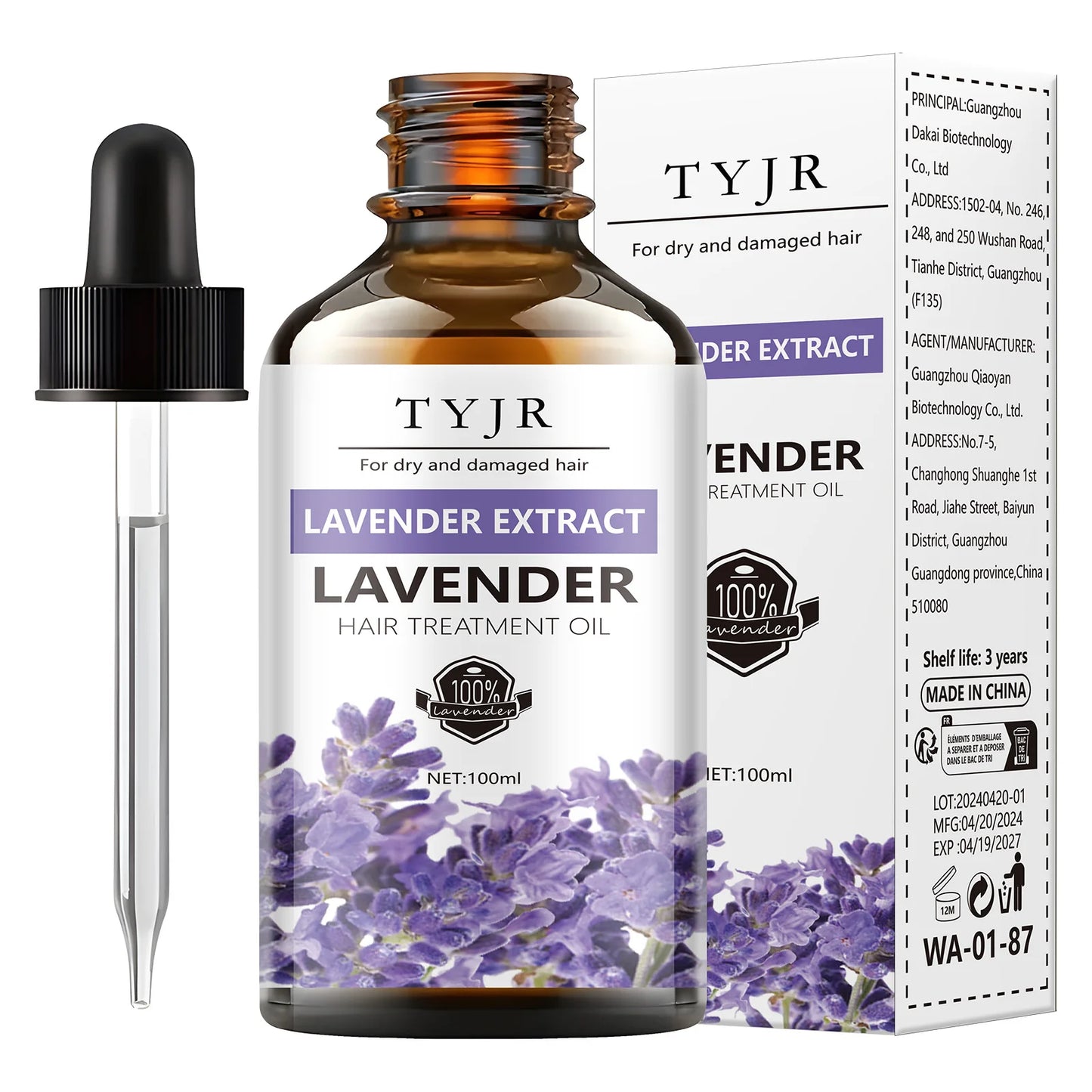 Pure Lavender Essential Oil – Skin, Massage, Hair & Diffuser