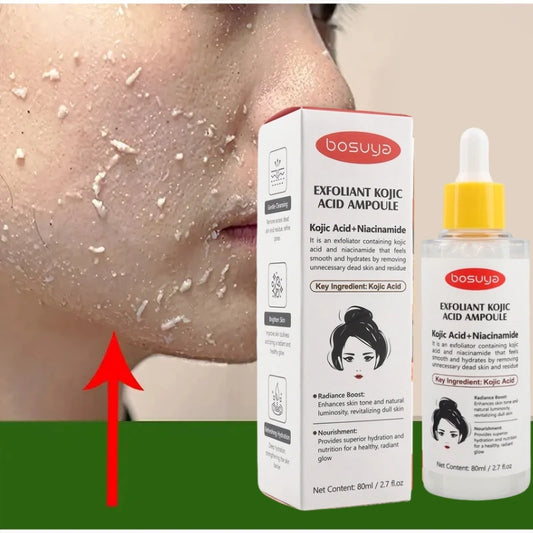 Kojic Acid Exfoliating Serum With Niacinamide Deep Cleansing Hydrating Face Essence Even Skin Tone Non-greasy For Daily Skincare Peaceful Pleasures Health and Wellness