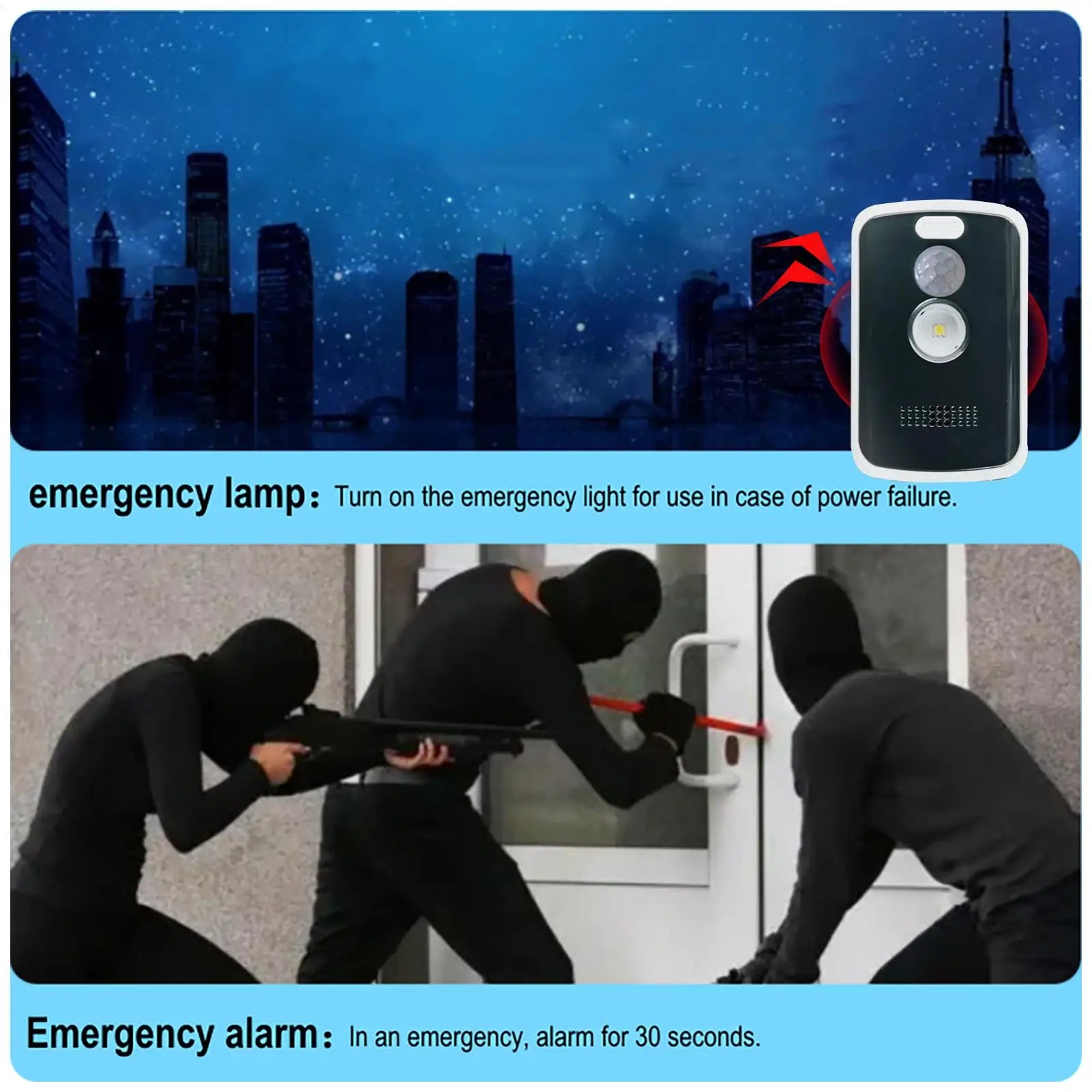 Wireless PIR Motion Sensor Alarm – Camping & Home Security Motion Sensor Alarm Peaceful Pleasures Health and Wellness