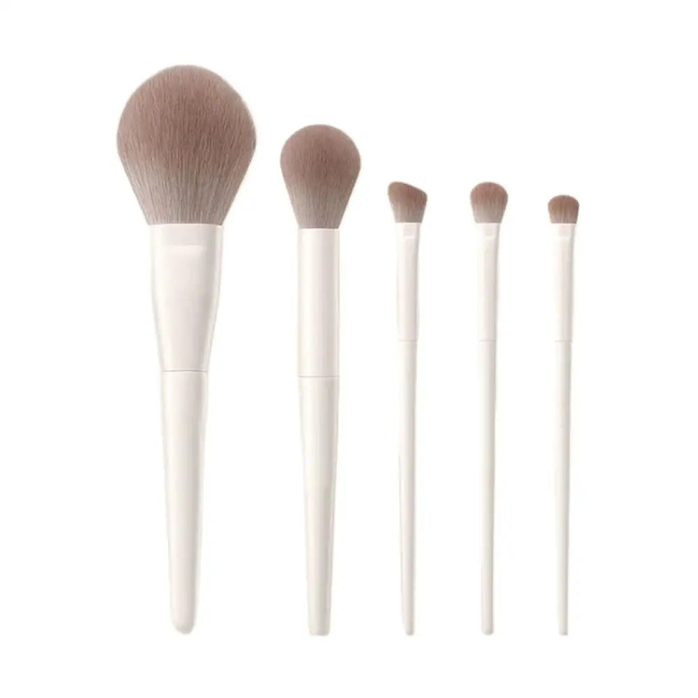 5/7/10pcs Makeup Brushes Complete Set of Foundation Loose Powder Blush Concealer Eye Shadow Professional Set Peaceful Pleasures Health and Wellness 5pcs
